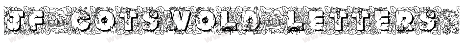 JF Cotswold Letters字体转换